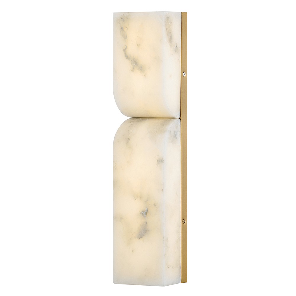 Lacquered Brass LED Wall Sconce from the Alune Collection