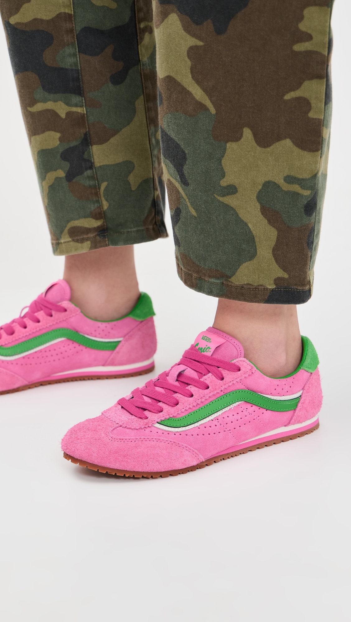 Super Low Pro Sneakers Hot Pink/Green W