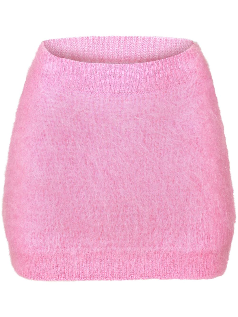Mohair-blend mini skirt - Pink