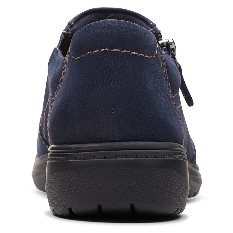 Women's Carleigh Ray Slip On Shoes (Navy Nubuck)