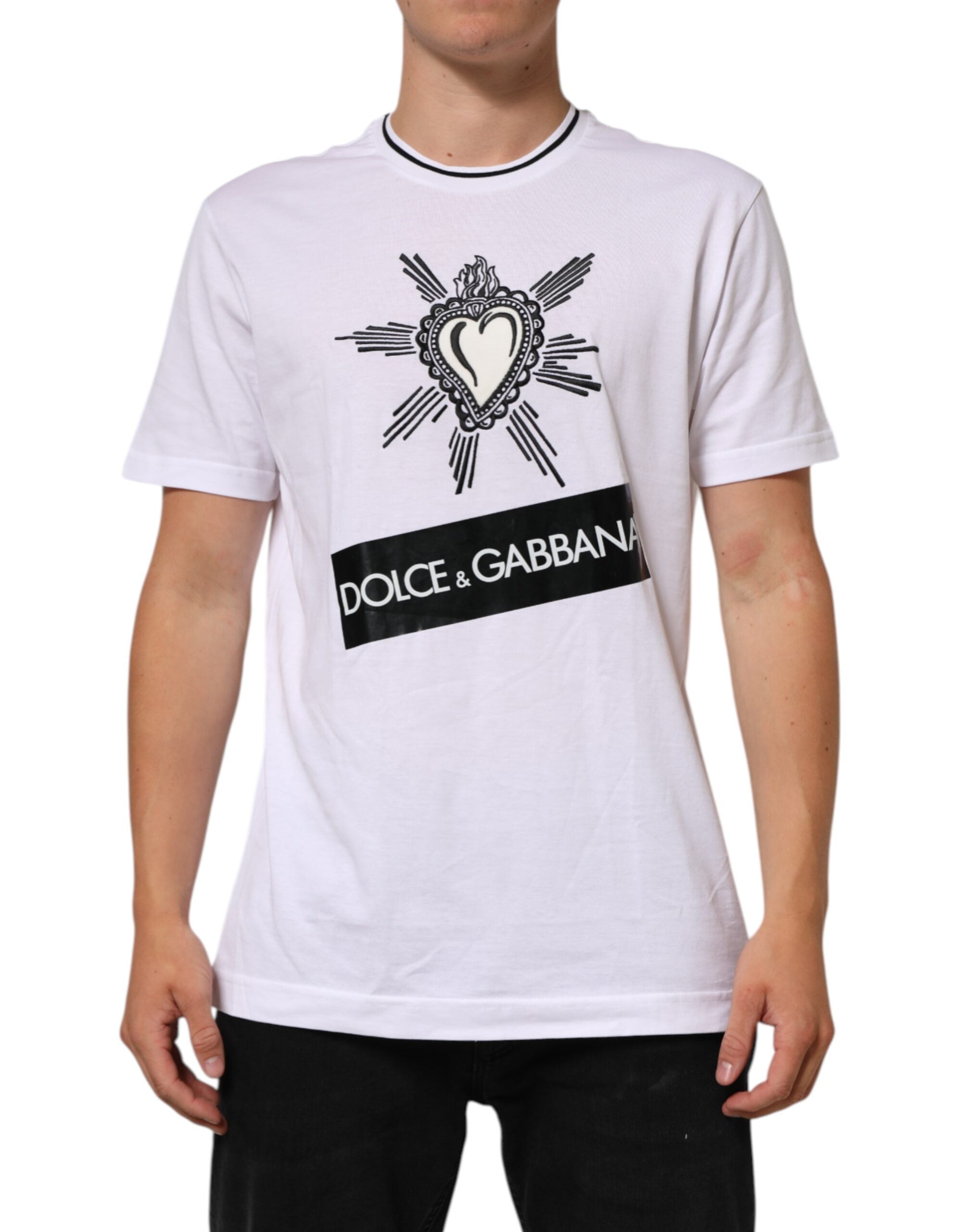 Sacred Heart Graphic T-Shirt — White
