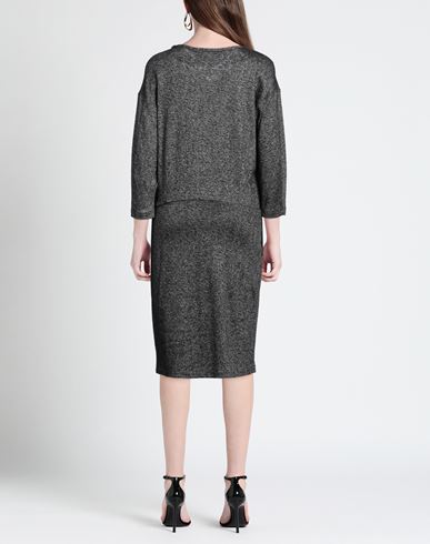 Woman Mini dress Black Size M Viscose, Wool, Polyester, Acrylic
