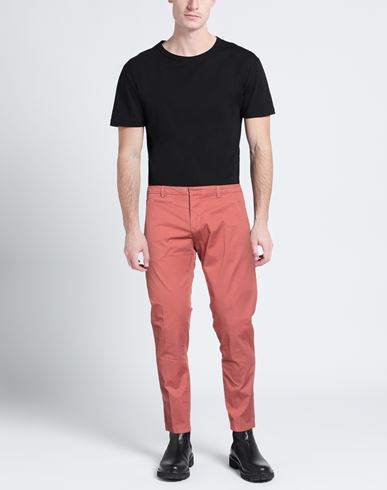 Man Pants Brick Size 30 Cotton, Elastane