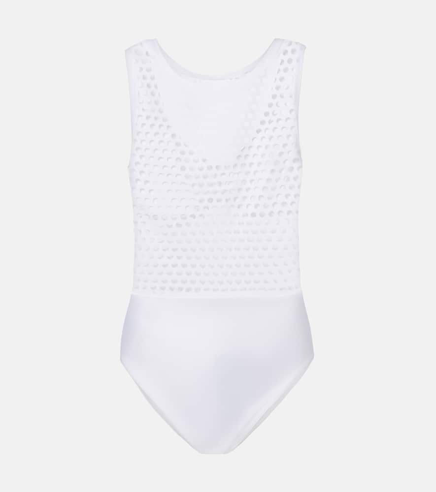 Aster open-knit swimsuit