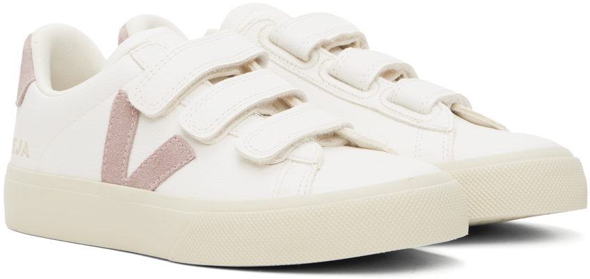 VEJA White Recife ChromeFree Leather Sneakers