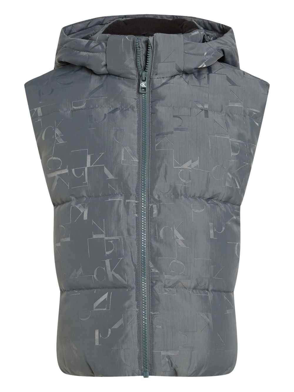Hooded gilet - Grey