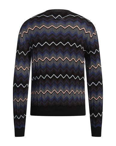 Missoni Man Sweater Dark brown Size 42 Cotton, Wool