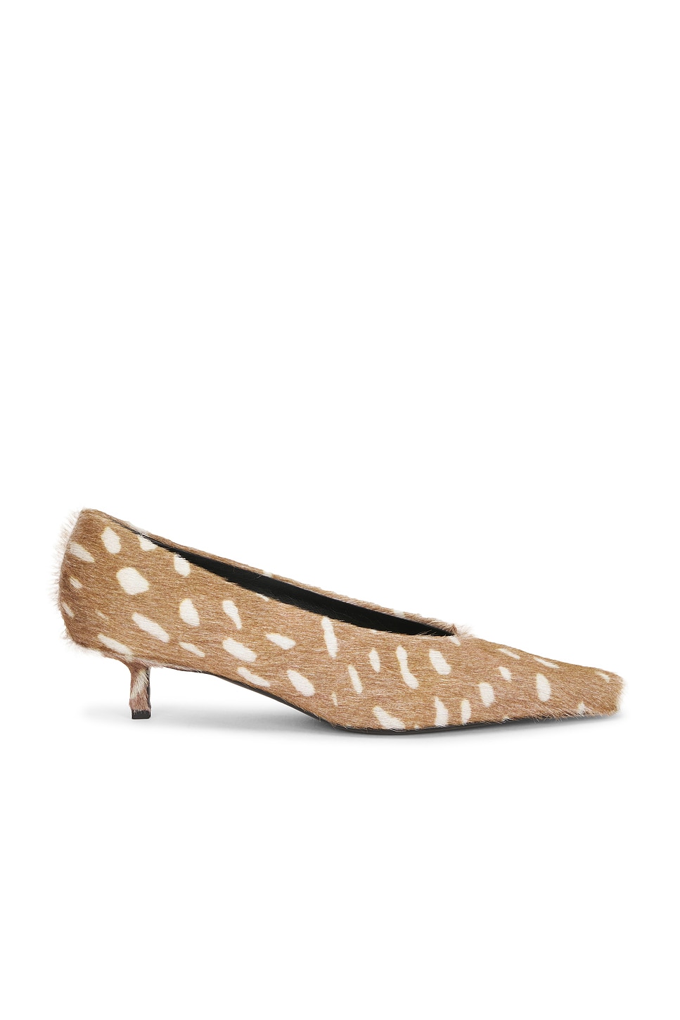Loulou de Saison Eko Kitten Heel Pump in Deer - Brown. 40 also in