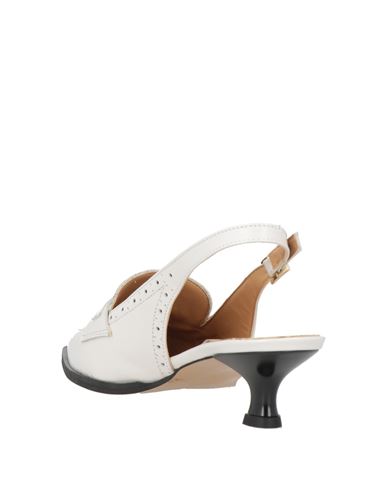 Woman Pumps Off white Size 6 Leather