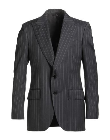 Man Blazer Charcoal Size 42 Wool, Mohair wool