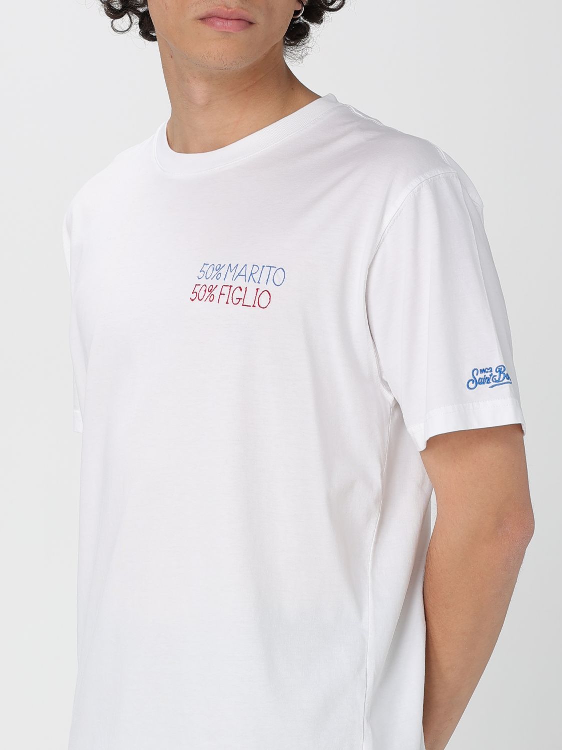 T-Shirt MC2 SAINT BARTH Men color Yellow Cream