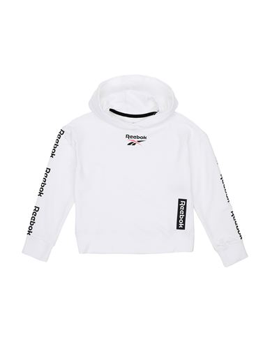 Kid Girl Sweatshirt White Size 9 Cotton, Polyester, Elastane