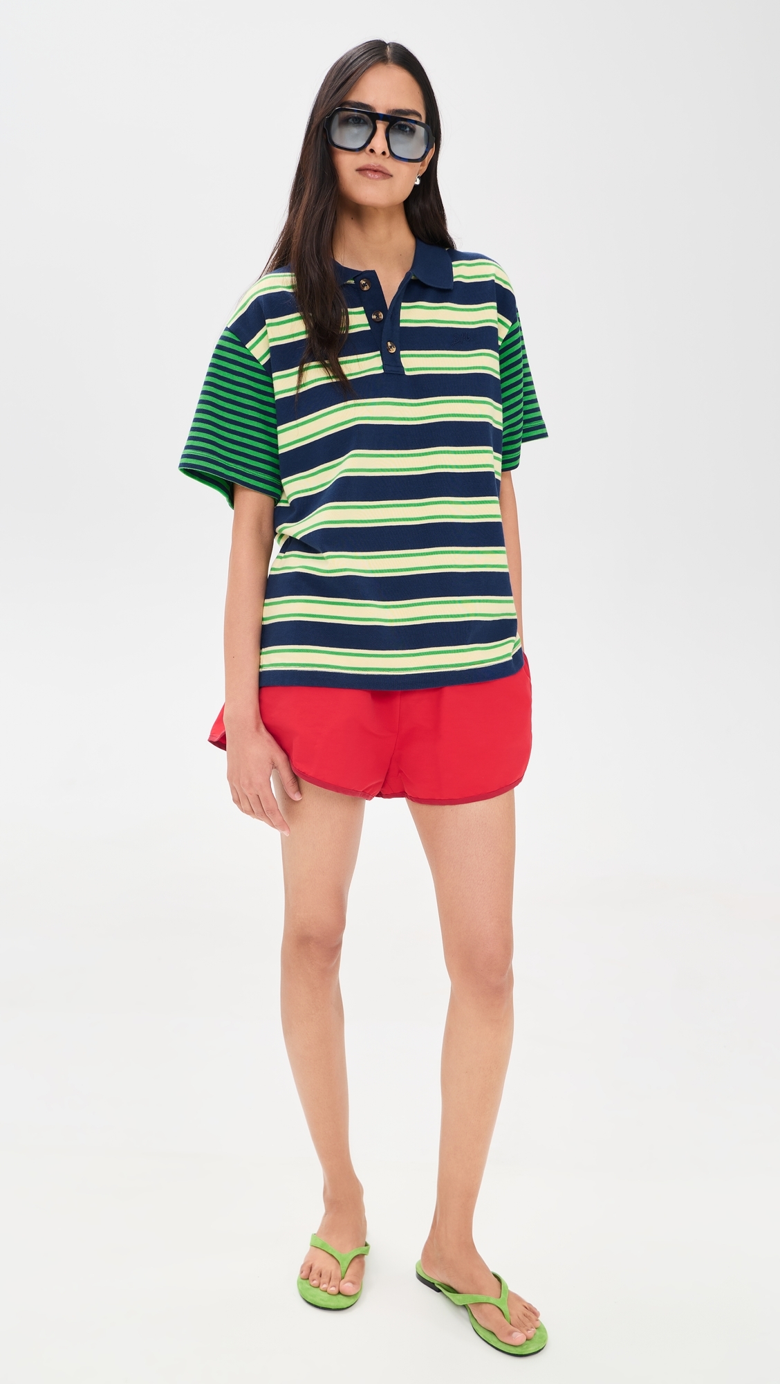 Zia Rugby Mix Stripe Shirt Multi