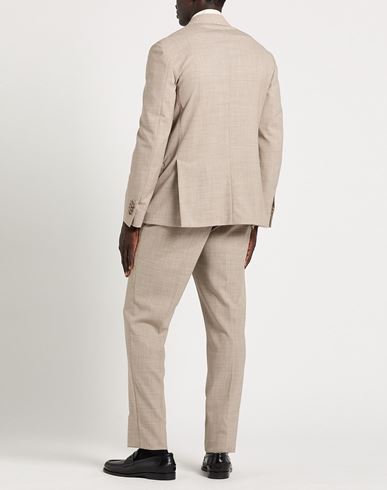 Man Suit Beige Size 42 Wool