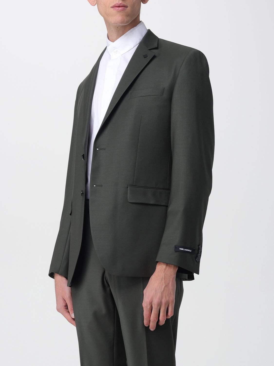 Blazer Men color Green