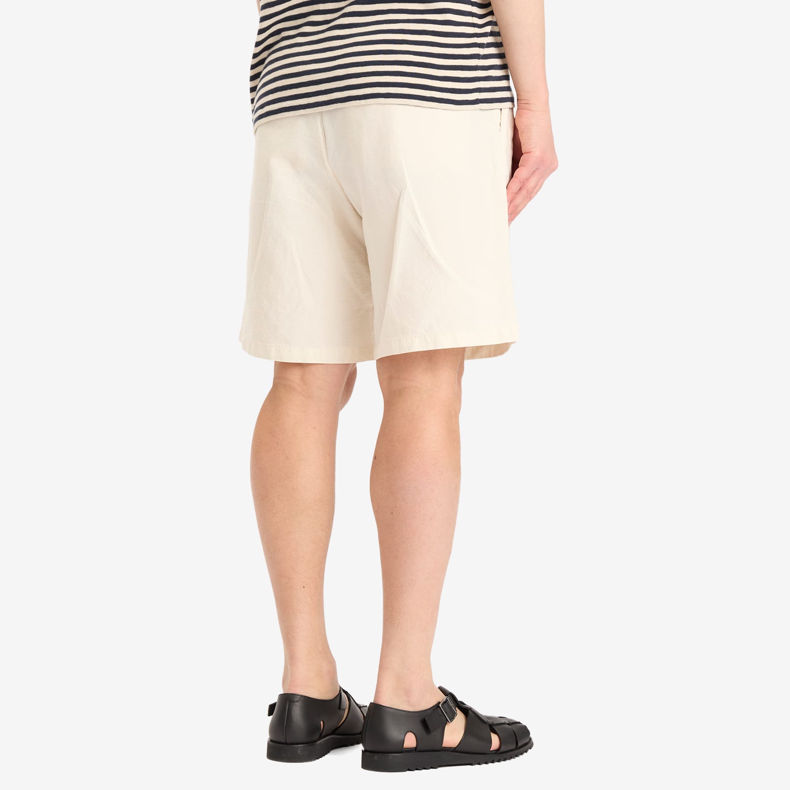 Men's Benn Cotton Linen Shorts Kit White