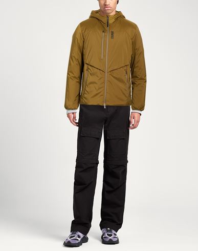 Man Puffer Mustard Size 40 Polyester, Elastane