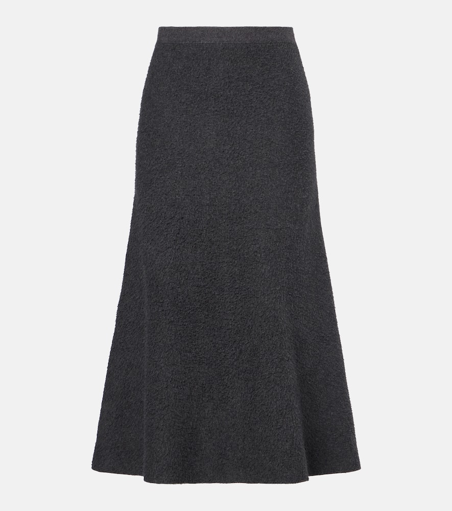 Lian cotton midi skirt