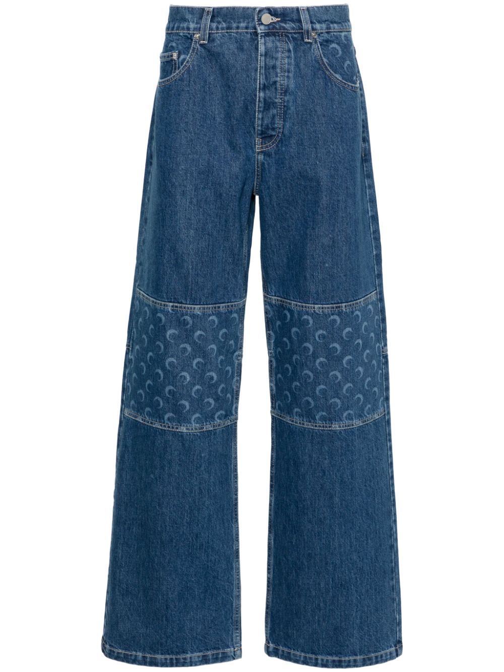 Regenerated wide-leg jeans - Blue