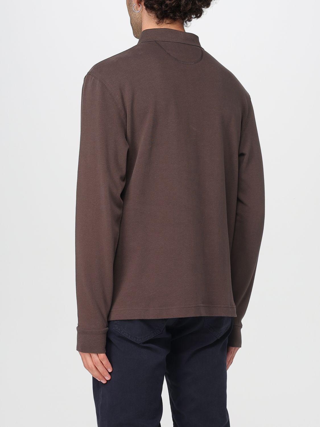 Polo Shirt Men color Brown