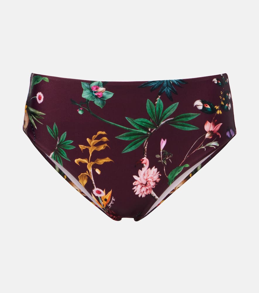 Boy Brief printed bikini bottoms