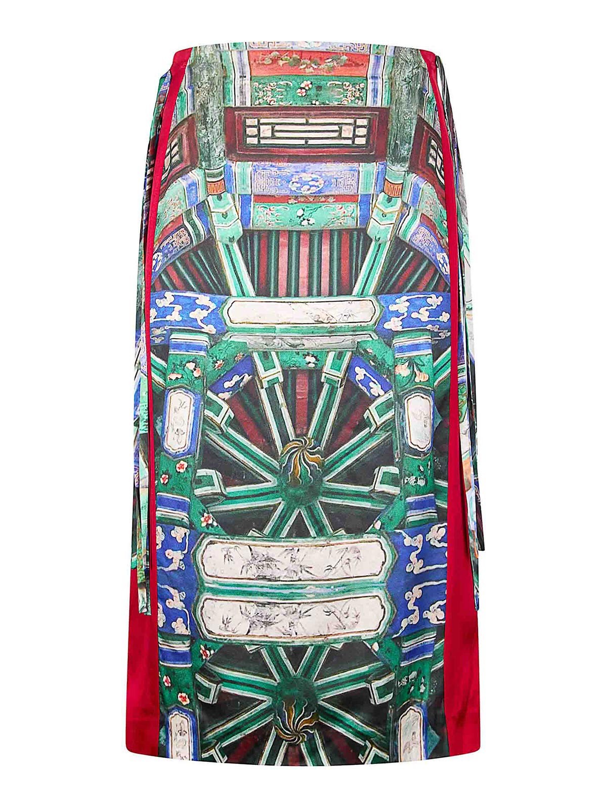 Vintage Printed Skirt