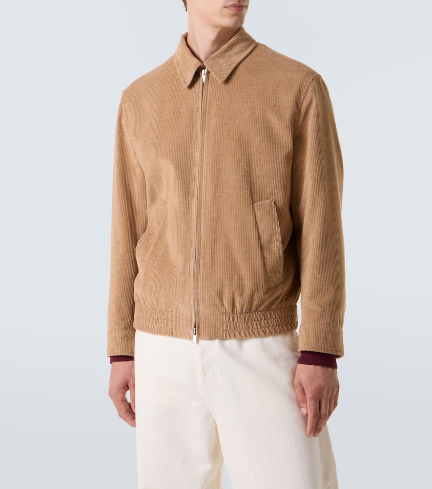 Cotton and alpaca corduroy jacket