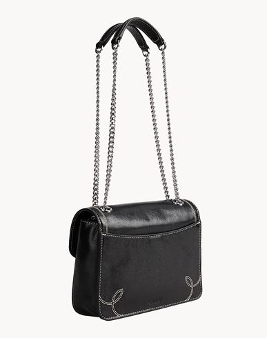 Stitched Small Bradley Convertible Bag Woman Shoulder bag Black