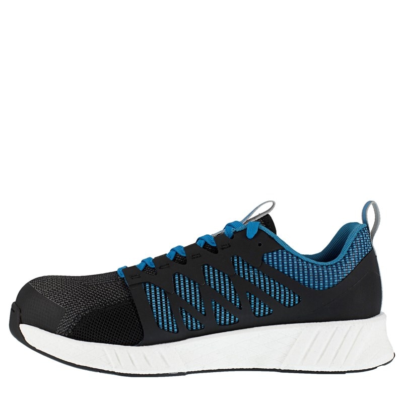 Men's Fusion Flexweave Cage Composite Toe Work Shoes (Blue)