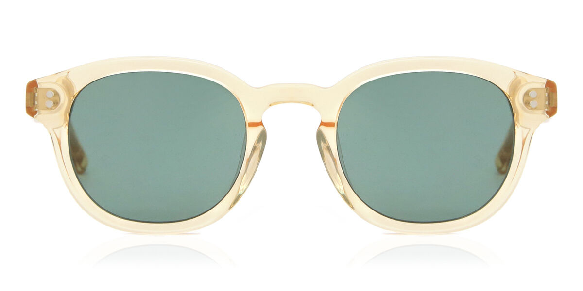 Messy Weekend BILLE Champagne Green Men's Sunglasses Yellow Size 49