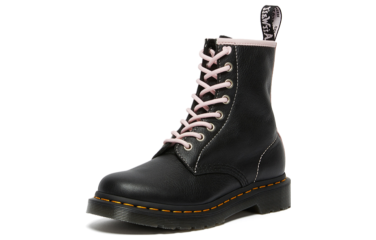 (WMNS) 1460 Contrast Leather Lace Up Boots 'Black Pink'