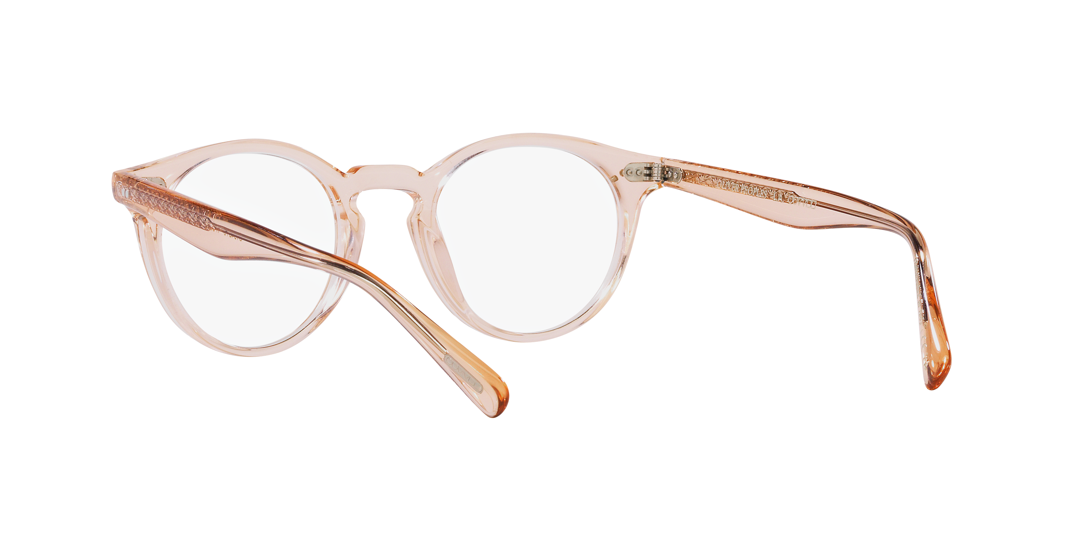 Oliver Peoples Unisex Oliver Peoples OV5459U ROMARE 1758 Optical frames Acetate Brown Transparent Pantos Norma