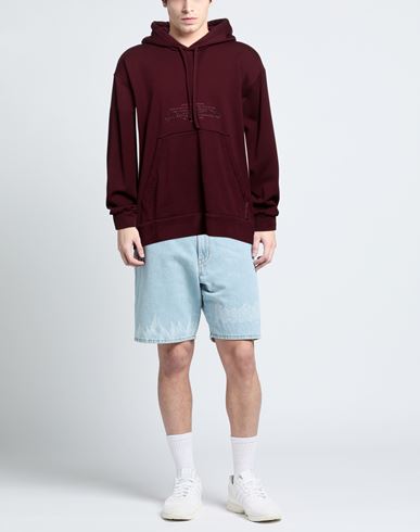 Man Sweatshirt Plum Size 38 Cotton, Polyester, Viscose