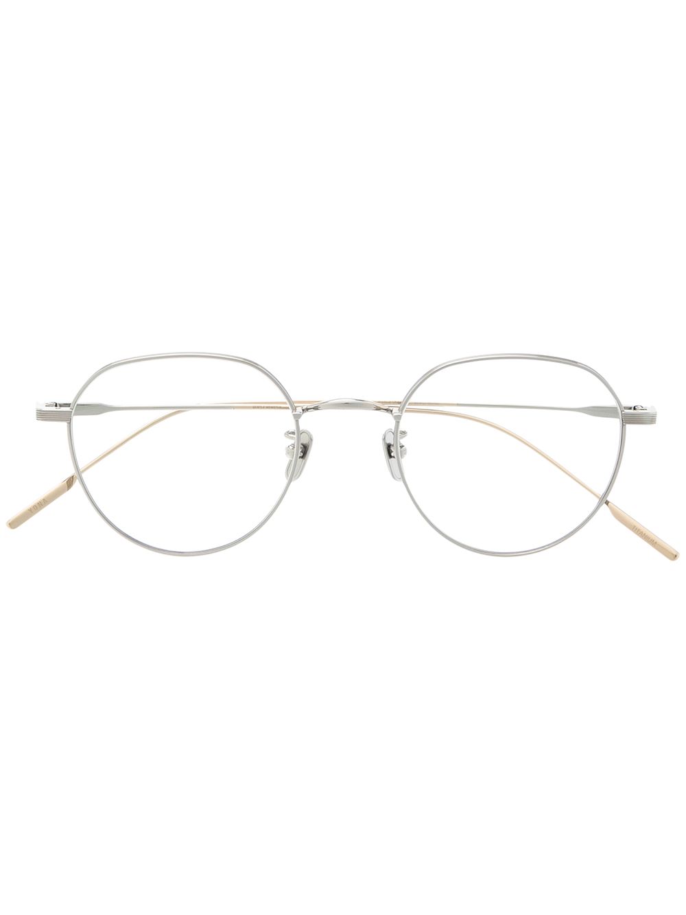 Yona 02 round-frame glasses - Silver