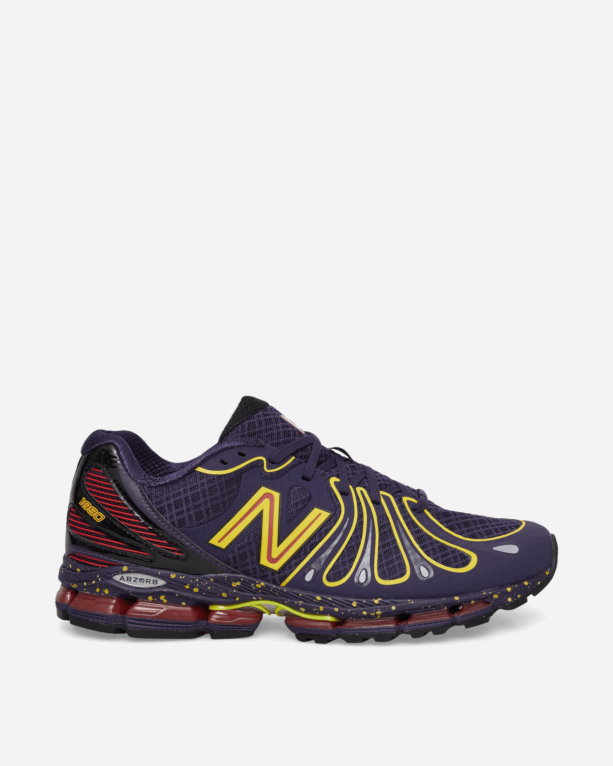 Men's Abzorb 1890 Sneaker Boysenberry/Punch Yellow