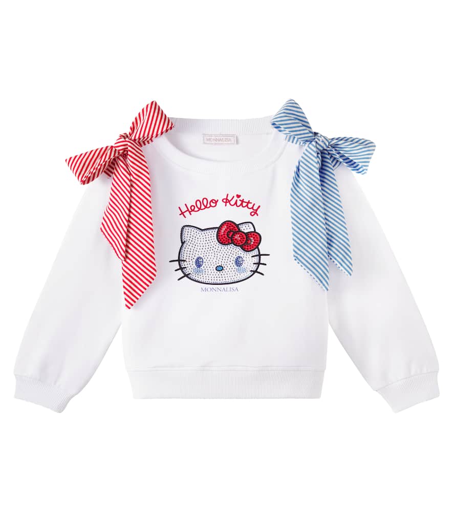 X Hello Kitty bow-detail sweatshirt