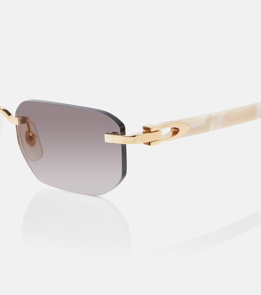 Signature C rectangular sunglasses