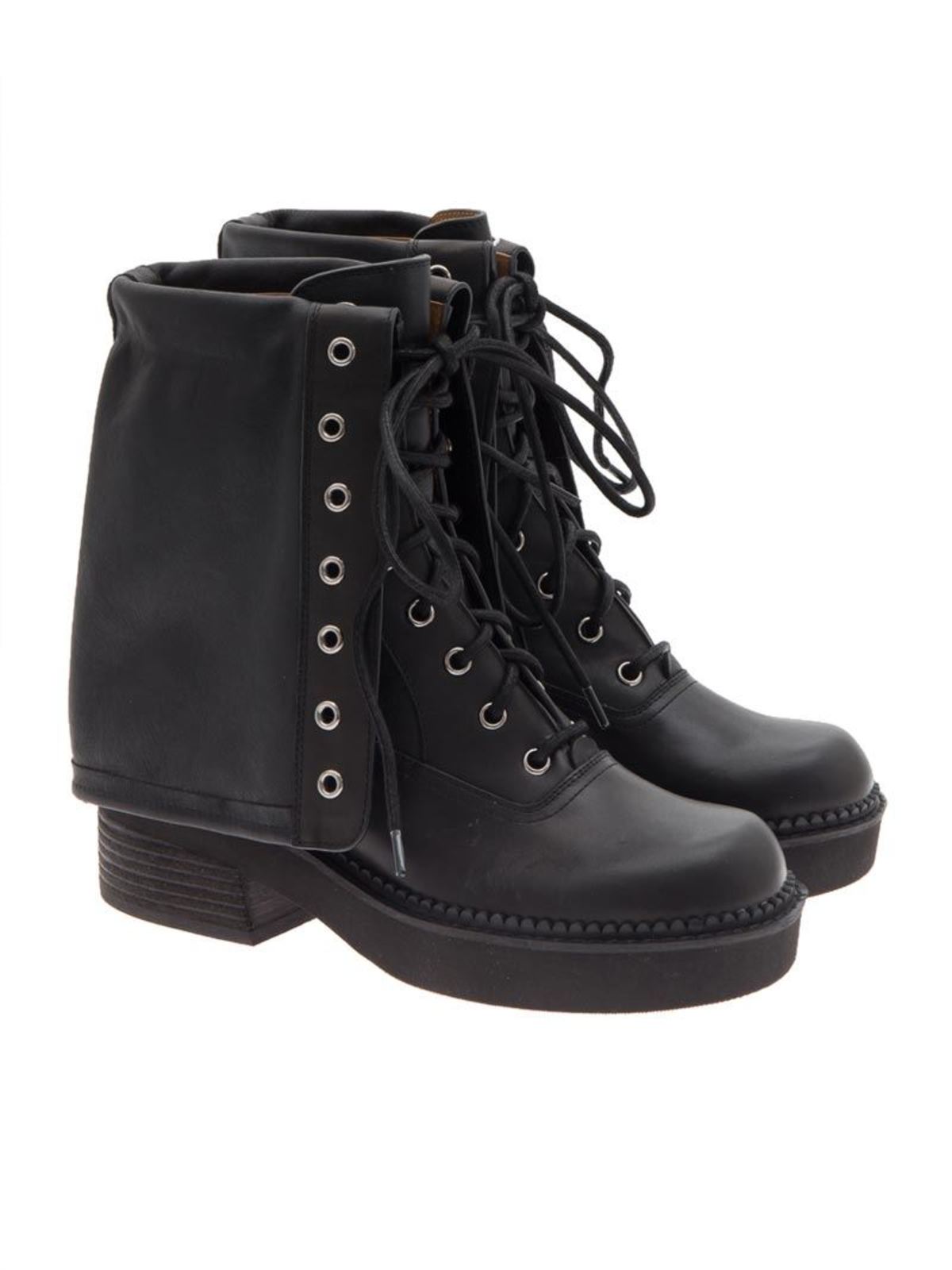 Leather boots