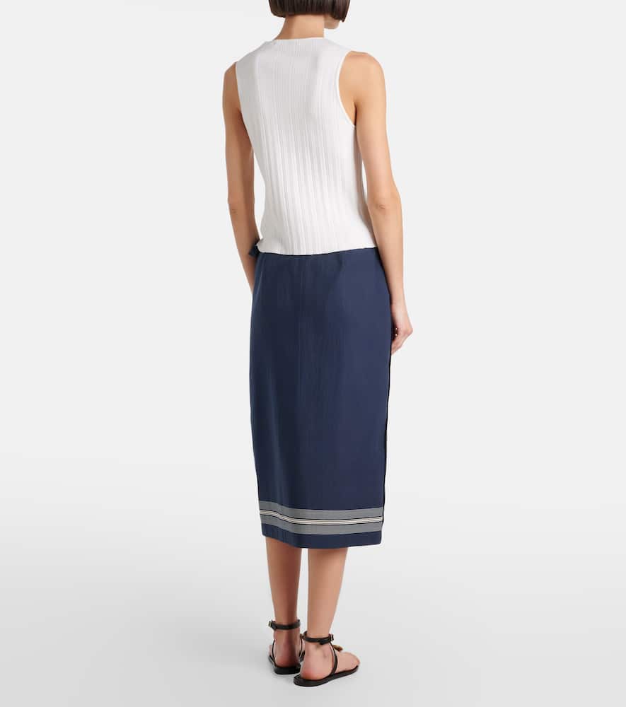 Ribbed cotton top