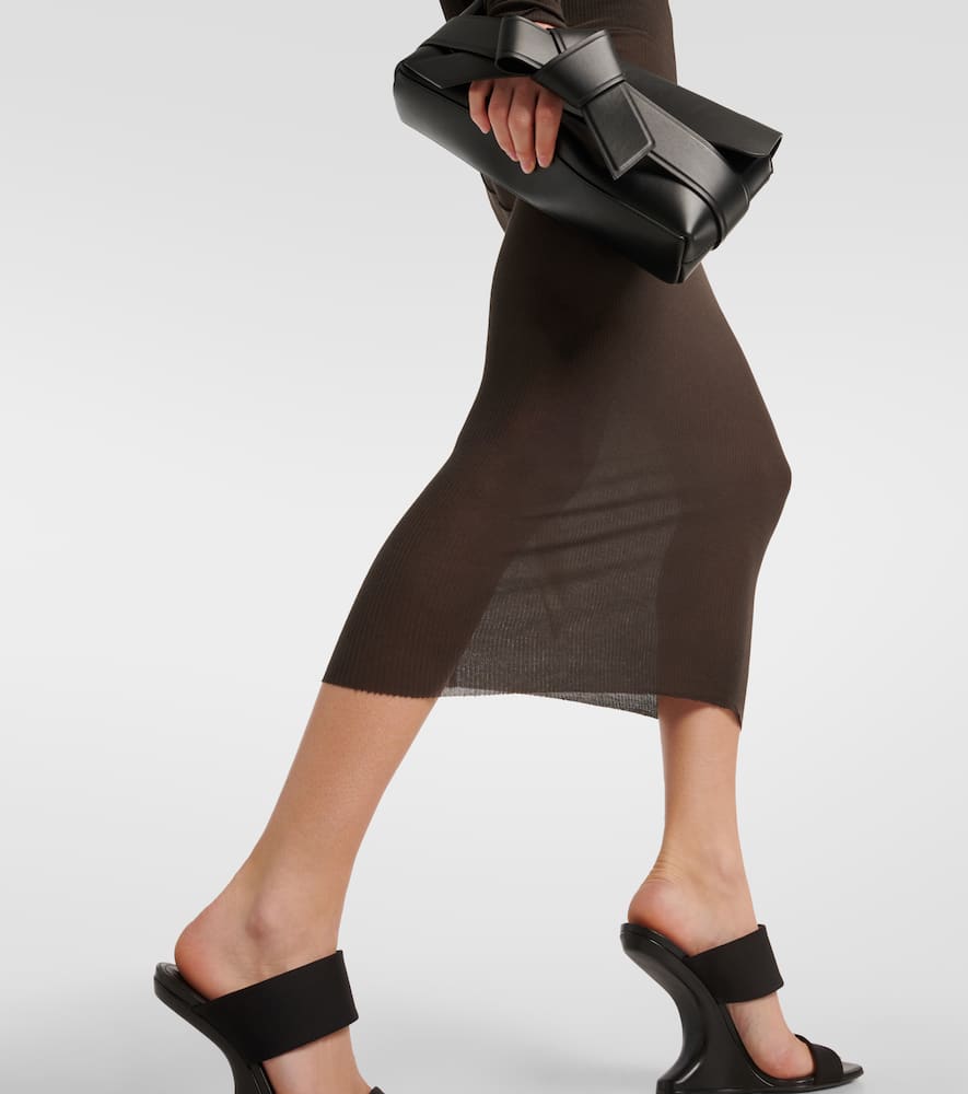 Jersey midi dress