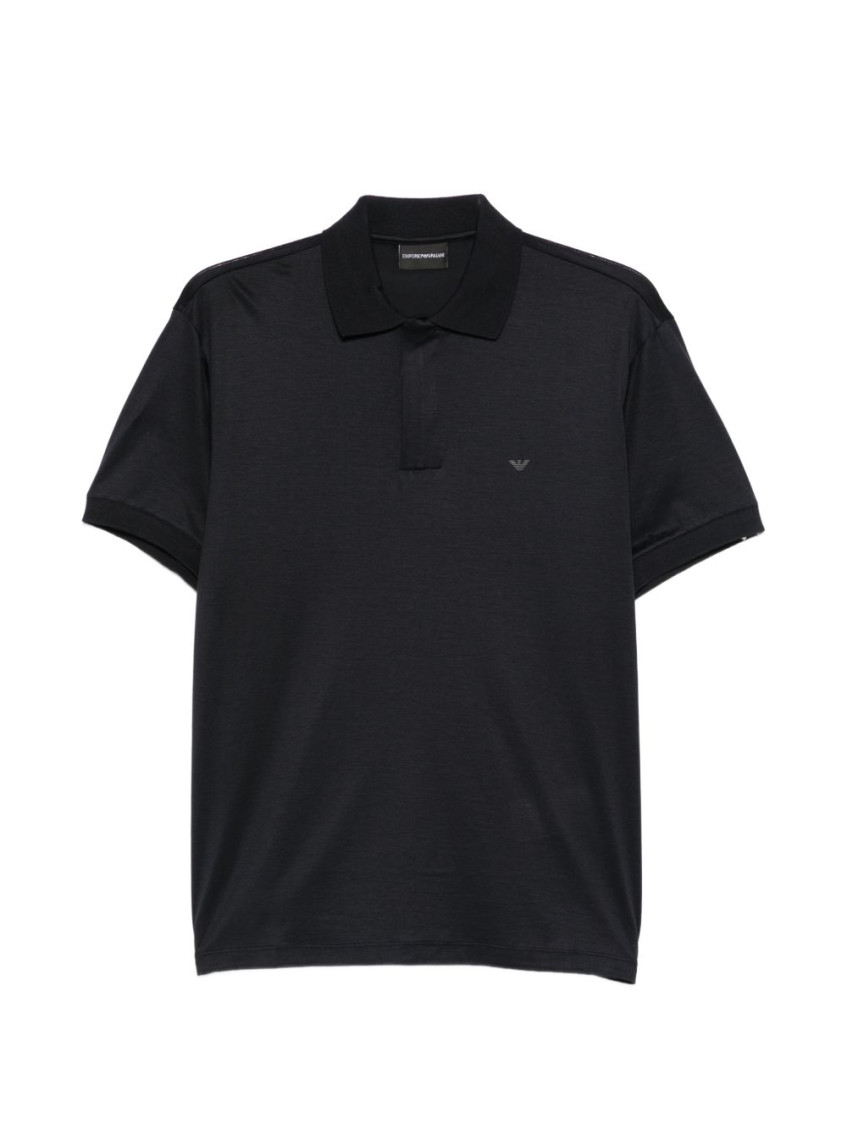 Emporio Armani - straight fit polo shirt short sleeves collar