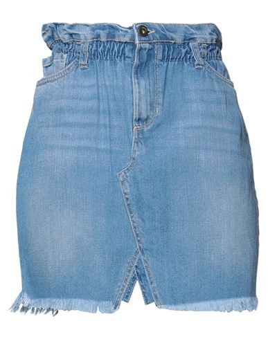 Woman Denim skirt Blue Size 25 Cotton