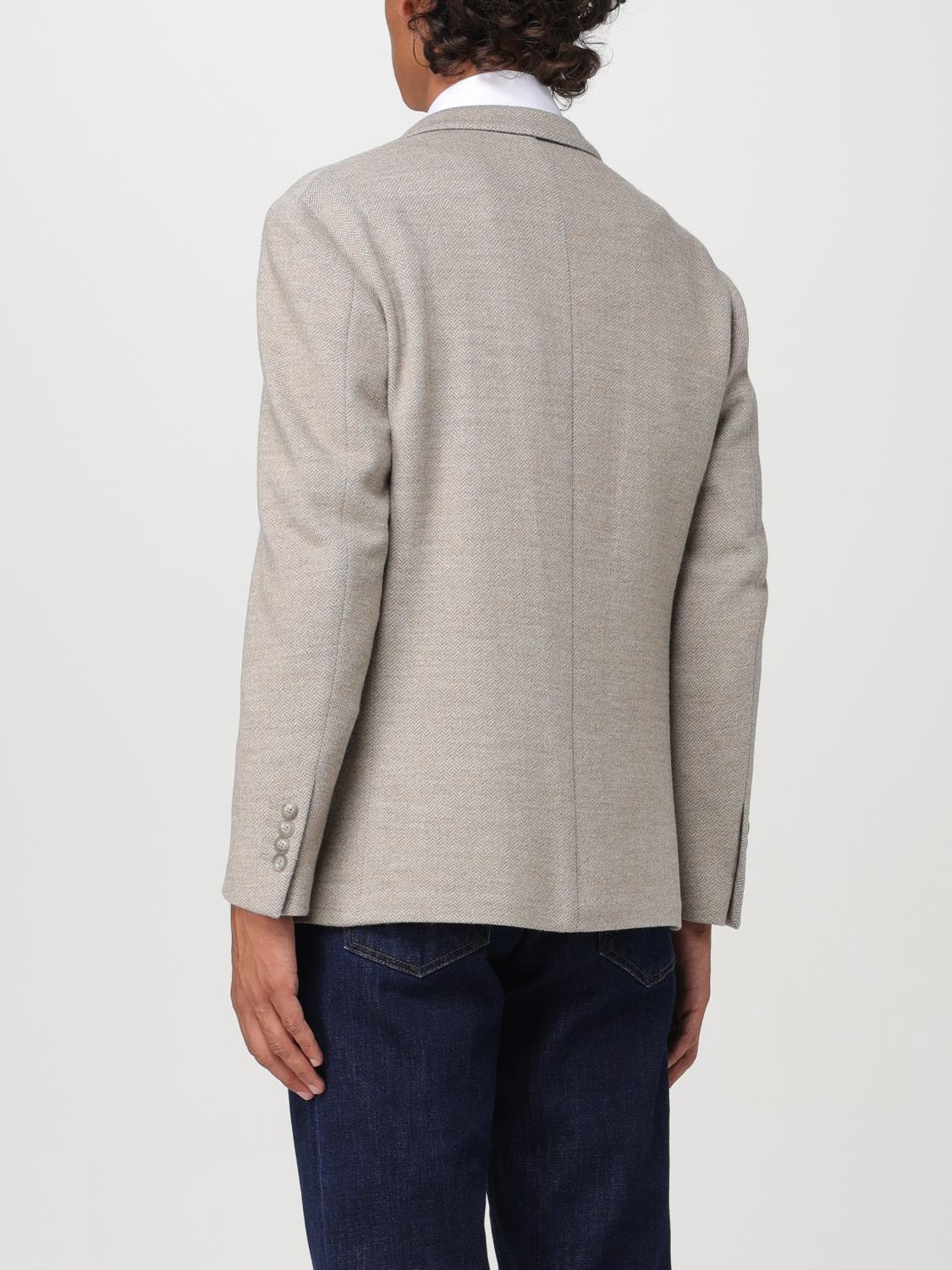 Blazer Men color Beige