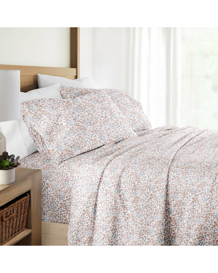 300 Thread Count 4Pc Cotton Pattern Sheet Set