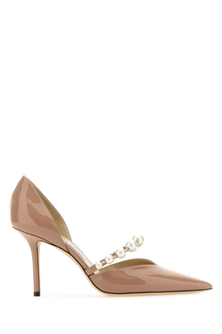 Powder Pink Leather Aurelie 85 Pumps