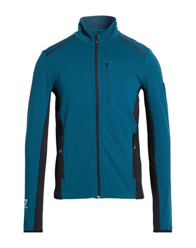 Man Sweatshirt Deep teal Size S Polyester, Elastane