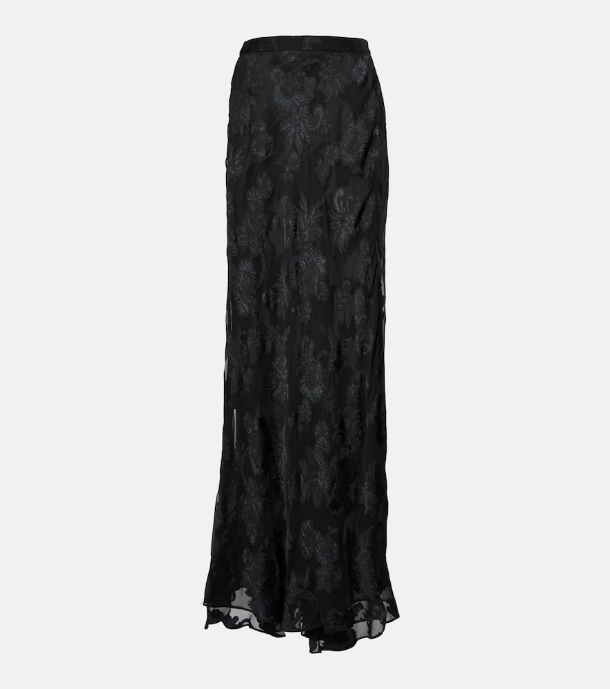 Paisley satin shirt