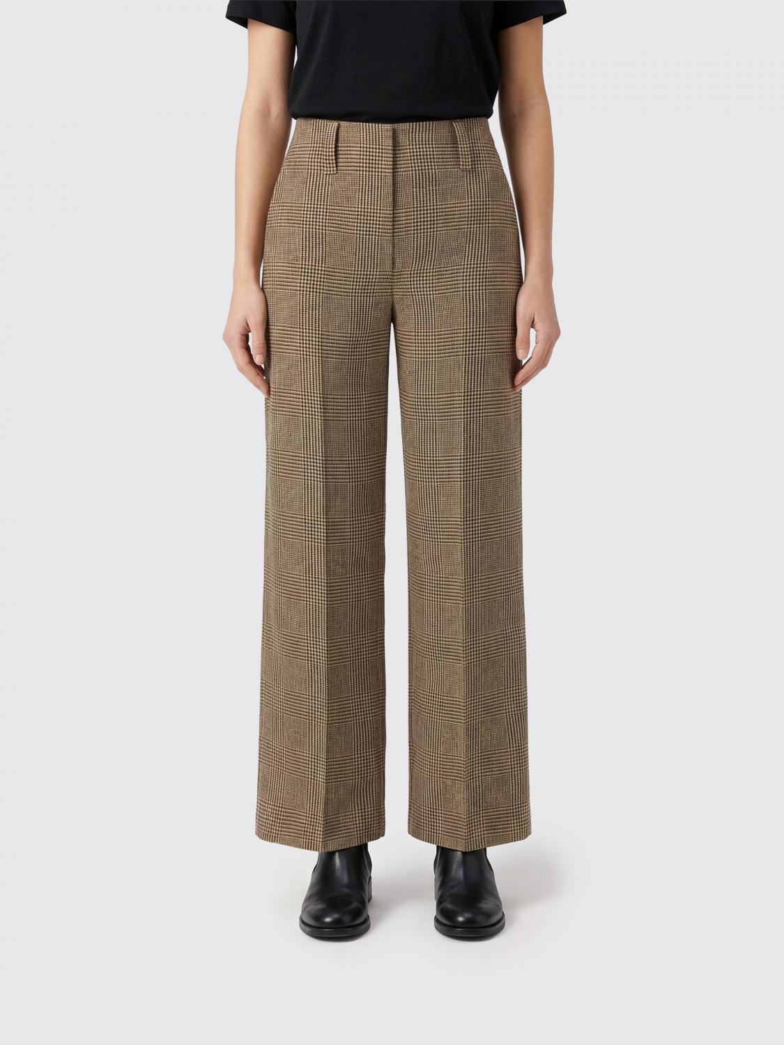 Pants Woman color Brown