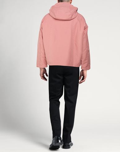 Man Jacket Pink Size L Cotton, Polyamide
