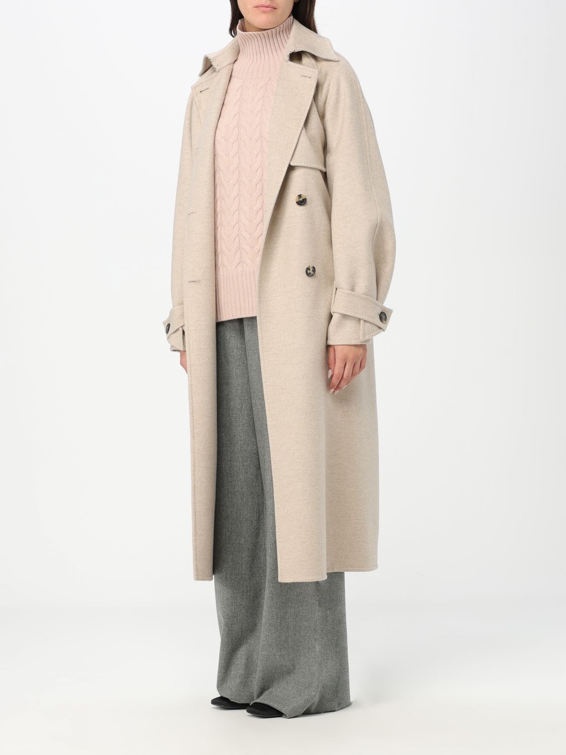 Coat Woman color Beige